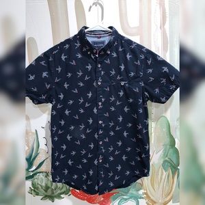 Denim & Flower Shirts - Swallow shirt Denim & Flower Shirts - Swallow shirt